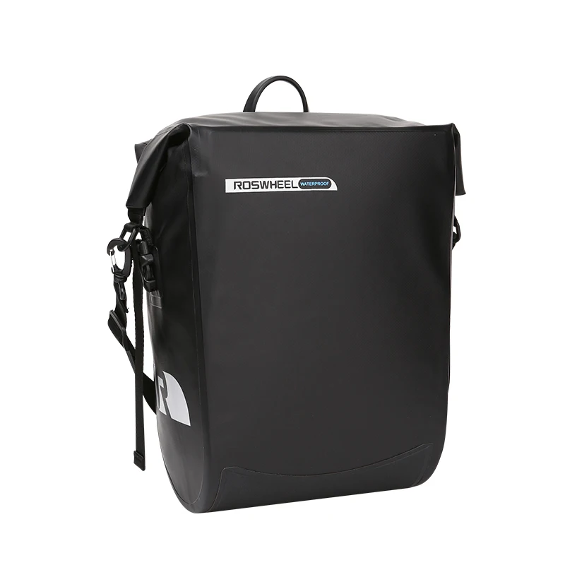 141364 Pannier Bag Roswheel сухой серии полный водонепроницаемый велосипед Велоспорт седло Паньер заднего сиденья руль сумка багажник чехол для телефона держатель - Цвет: 141364 Pannier Bag