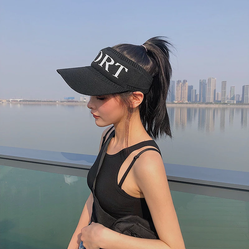 

Summer Visors Women Summer Outdoor Sport Sun Baseball Cap Hat for Golf Hiking Tennis Running Sunscreen Cap