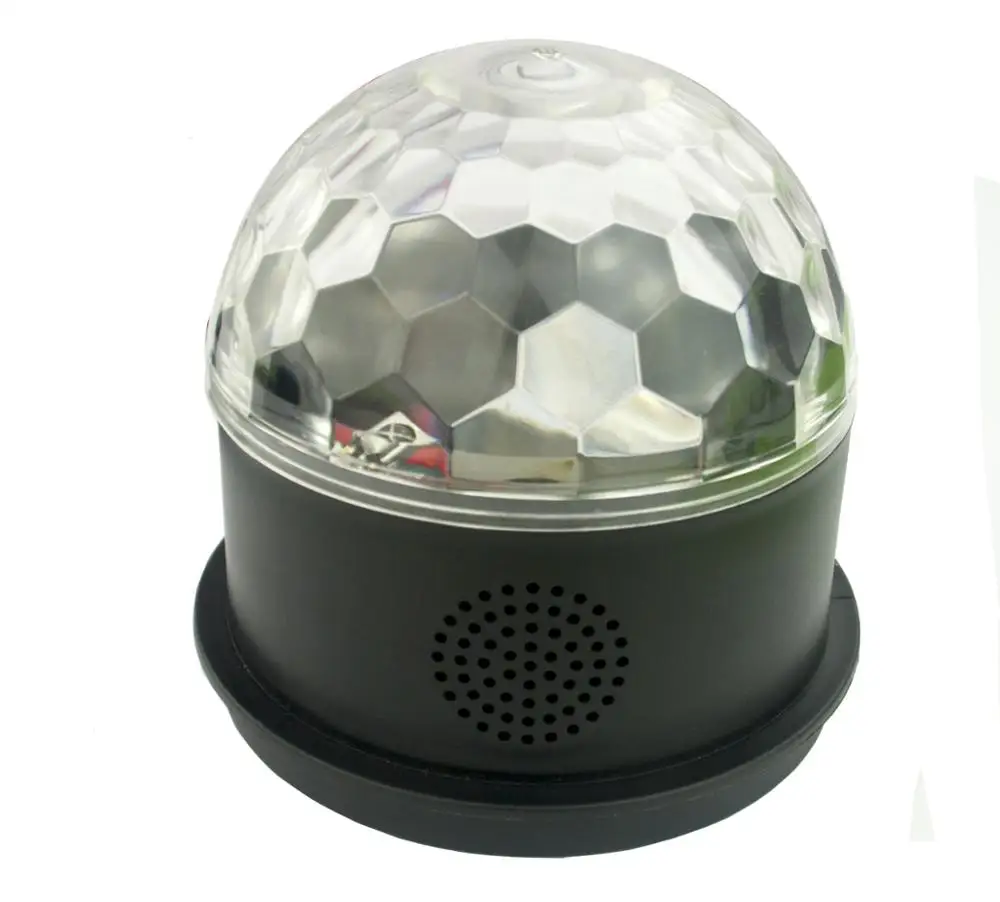 Музыкальный светодиодный Кристаллический волшебный шар с дистанционным