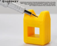 qsupokey 5pcslot 2 in 1 screwdriver tool porcelain demagnetizer magnetizer degausser quickly porcelain demagnetization filling