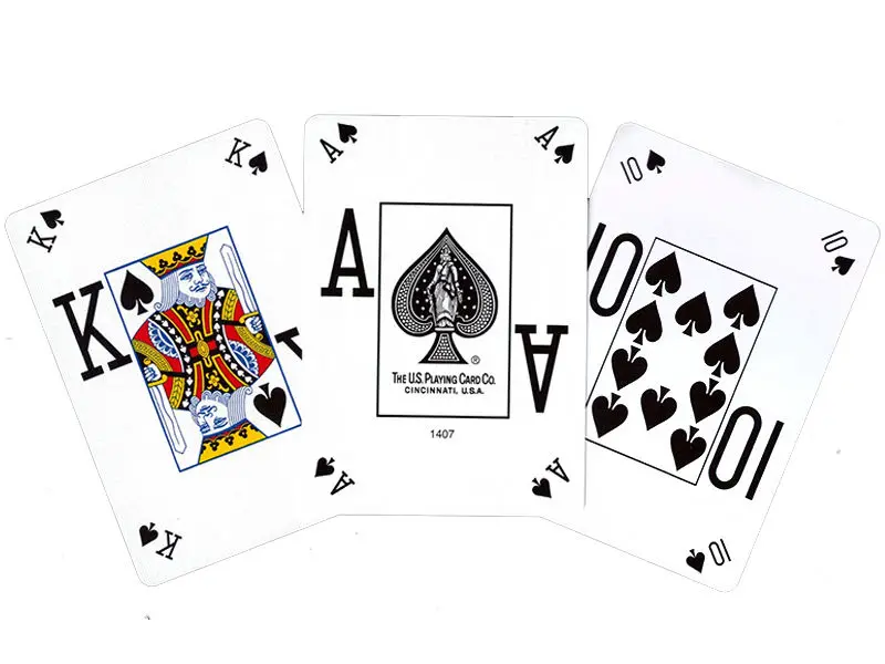 Велосипедные карты Pro Poker Peek с указателем синие/красные колоды размер покера USPCC волшебные трюки реквизит для