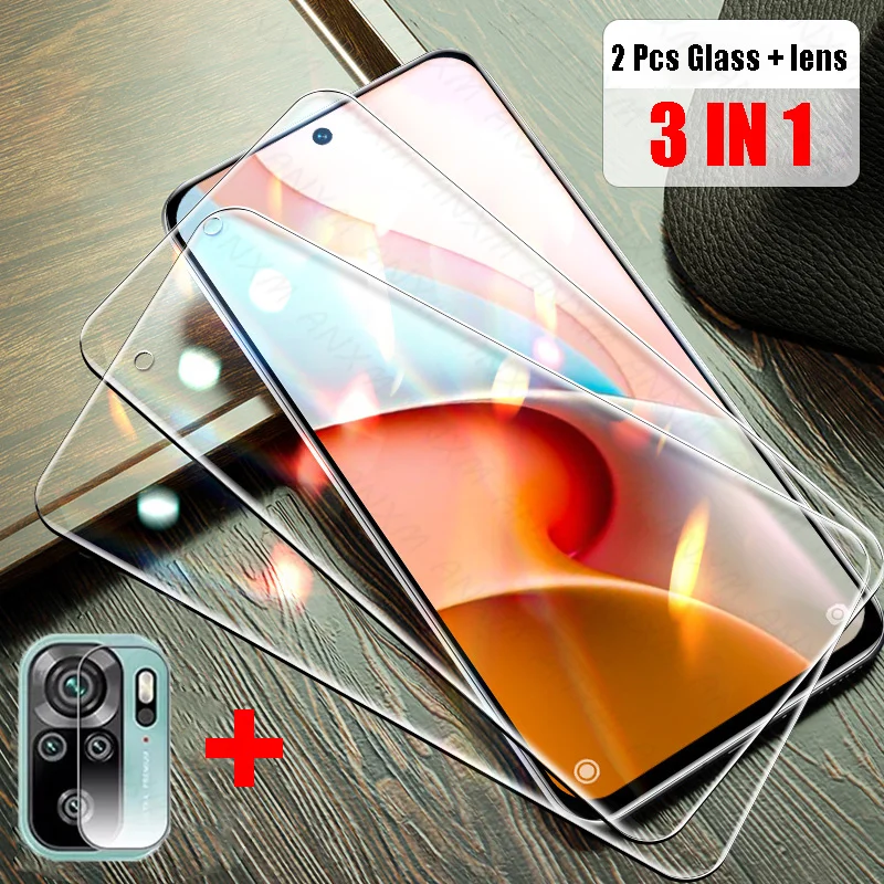 Защитная пленка из закаленного стекла для Redmi Note 9 10 Pro Max 9A 9C защитная плёнка