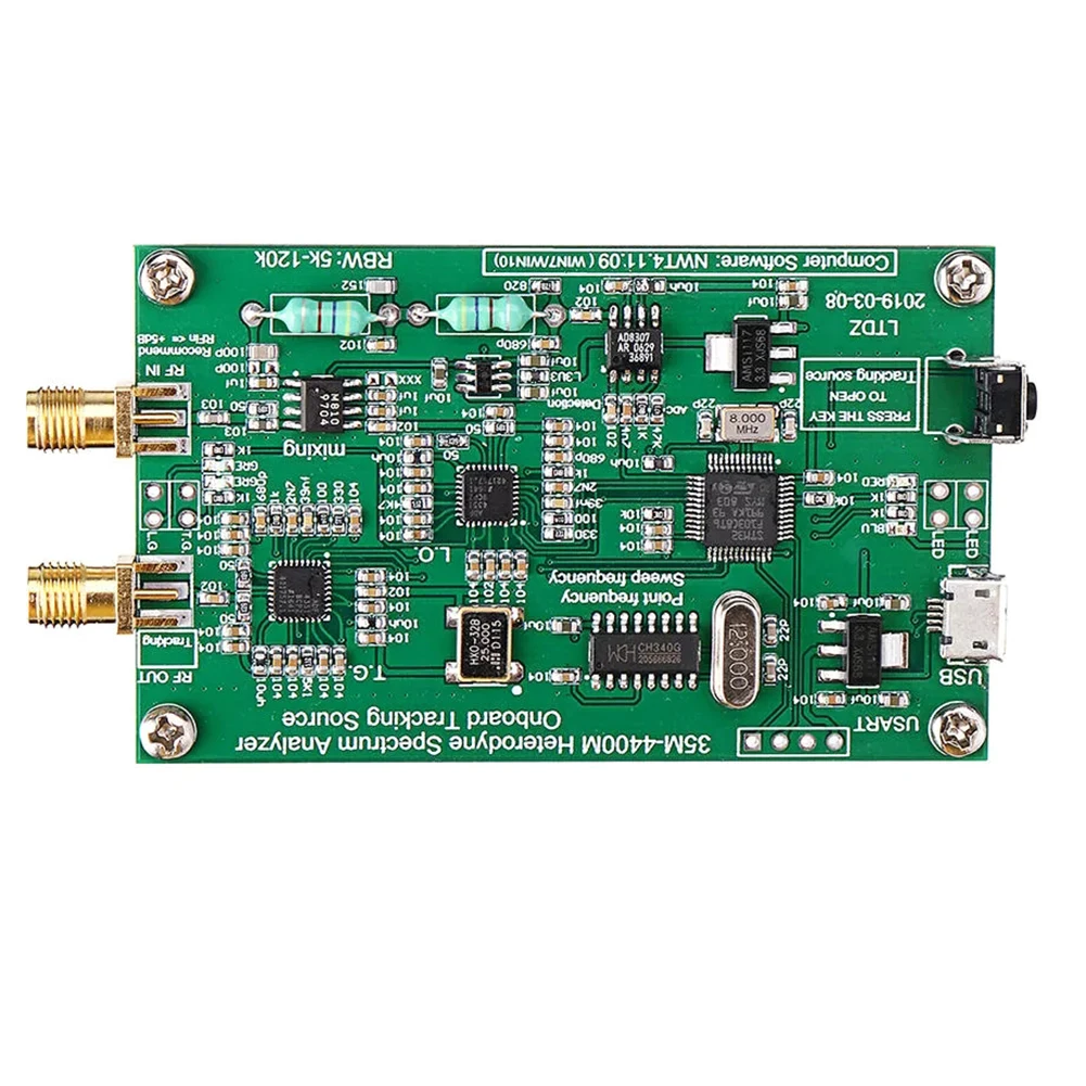 Анализатор спектра с USB Высокая точность источник сигнала РЧ частота домена