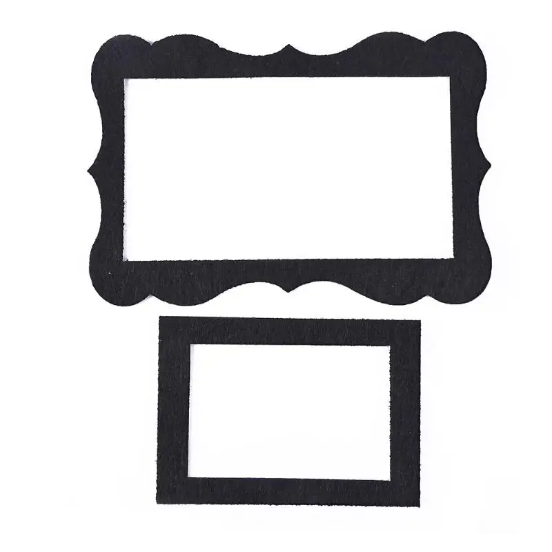 Marco de foto de tela para beb&eacute;, accesorios de fondo de fotograf&iacute;a conmemorativa para reci&eacute;n nacido, 24,5x14,5 cm, 2 piezas-1