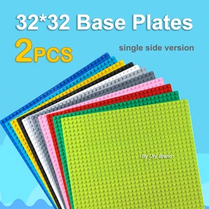 32*32 цветная Базовая пластина, персонаж куклы, стенд для демонстрации, DIY MOC базовые пластины, набор аксессуаров, строительные блоки, игрушки, подарки для детей