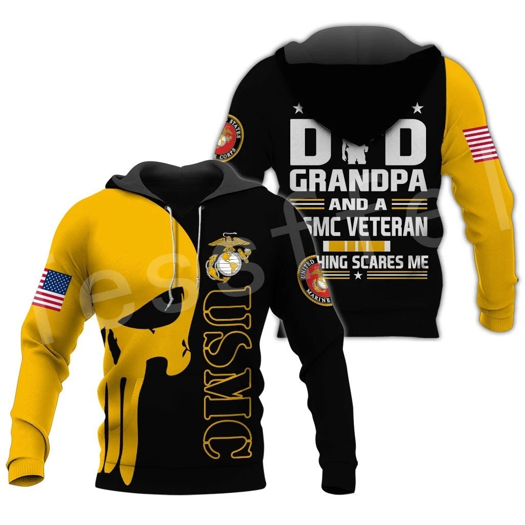 

Камуфляжный армейский Ветеран tessвам, американский морской череп, солдат, новинка, Модный пуловер с принтом 3DPrint, повседневные забавные толс...