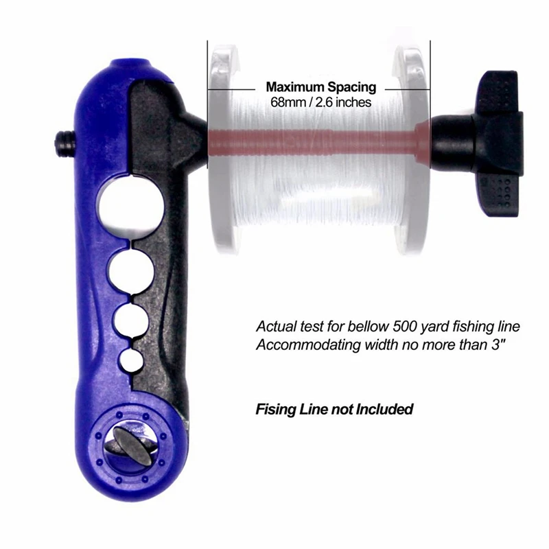 1 шт. портативная Универсальная регулируемая рыболовная леска и нейлоновая лента