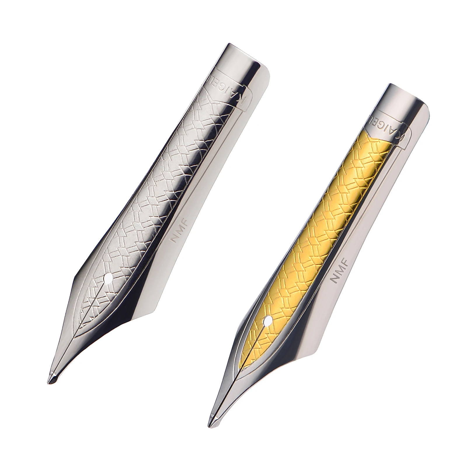 2PCS Kaigelu Fountain Pen Nib Long Knife Grinding Flame/Rhombus Mark and Feed for Jinhao 100 450 Yongsheng 699 Majohn T1 C1 | Канцтовары