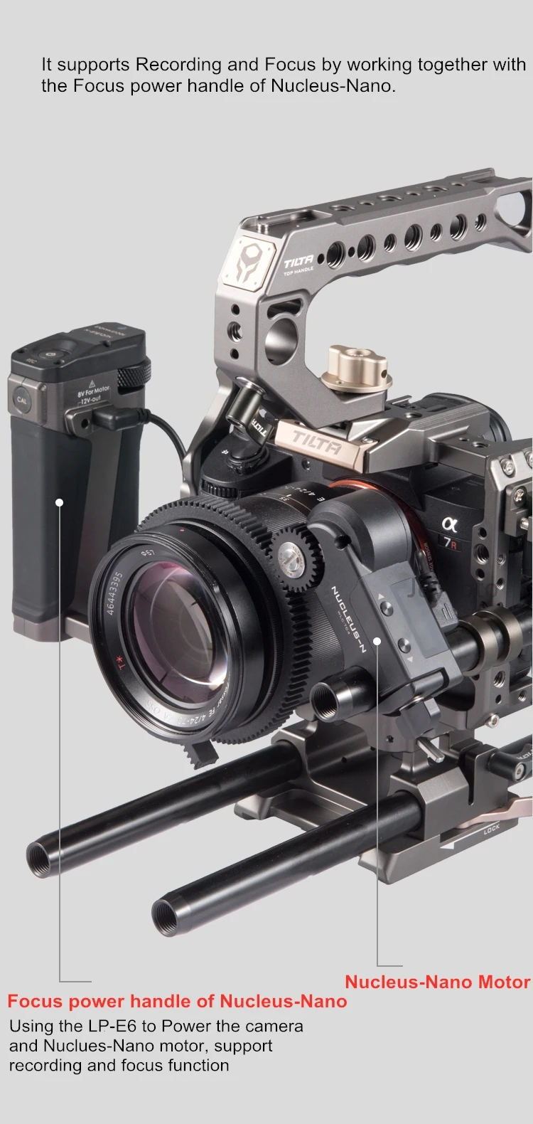 Tilta DSLR Камера клетка TA-T17-A-G TA-T17-C-G для sony A7 A9 A7III A7R3 A7M3 A7S3 sony A7/A9 серии w/фокусная ручка A7 iii клетка
