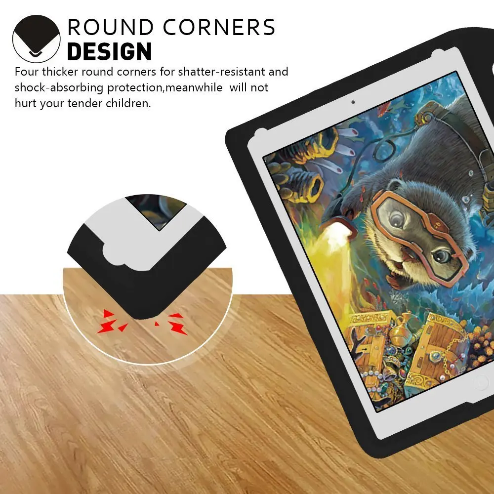 Безопасный ударопрочный чехол из ЭВА для iPad Air 2 Pro 9 7 с крутой ручкой подставка