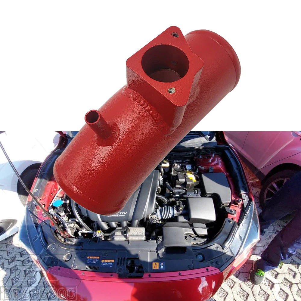 

Aluminum Alloy Air Intake Pipe For Mazda Axela 1.5 2.0 2.5L Mazda 6 CX-4 Atez 2.0 2.5L Red Car Clod Air Intake System Tube