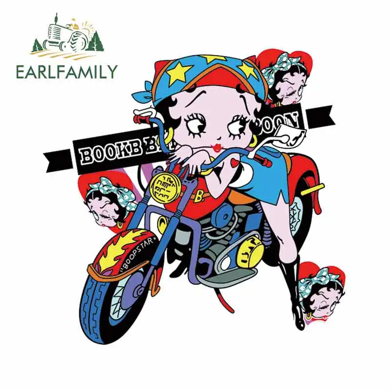 EARLFAMILY 13 см x 12 7 для Бетти Буп DIY мотоциклетные наклейки виниловые материалы модные
