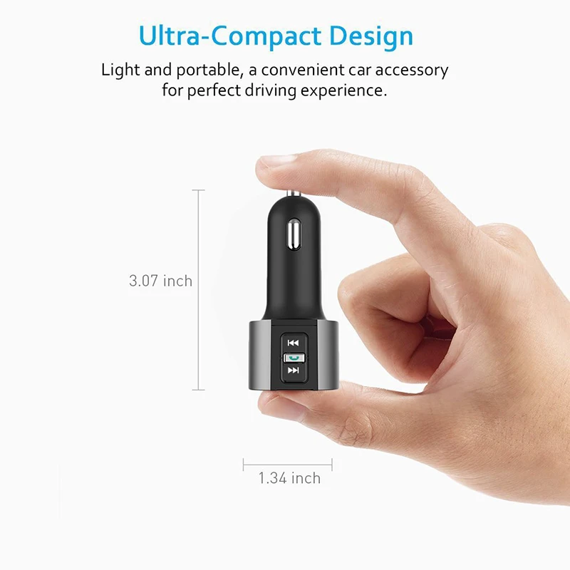 Автомобильный комплект громкой связи Bluetooth FM-трансмиттер bluetooth адаптер для