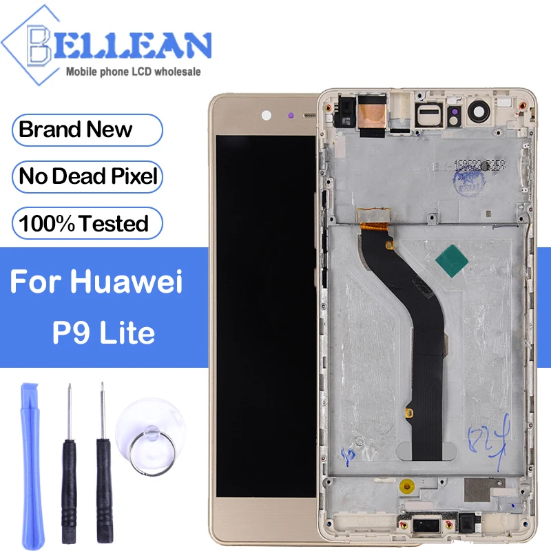 Dinamico Замена для HuaWei P9lite lcd L21 L22 L23 дисплей с кодирующий преобразователь сенсорного экрана в сборе P9 Lite lcd 5,2 дюймов+ инструмент