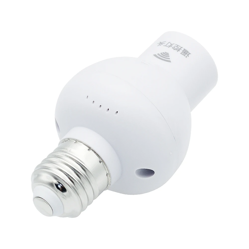

Infrared Wireless Remote Control Lamp Holder Dimmable Timer Socket Lamp Base For Home Indoor Corridor Stairs etc.