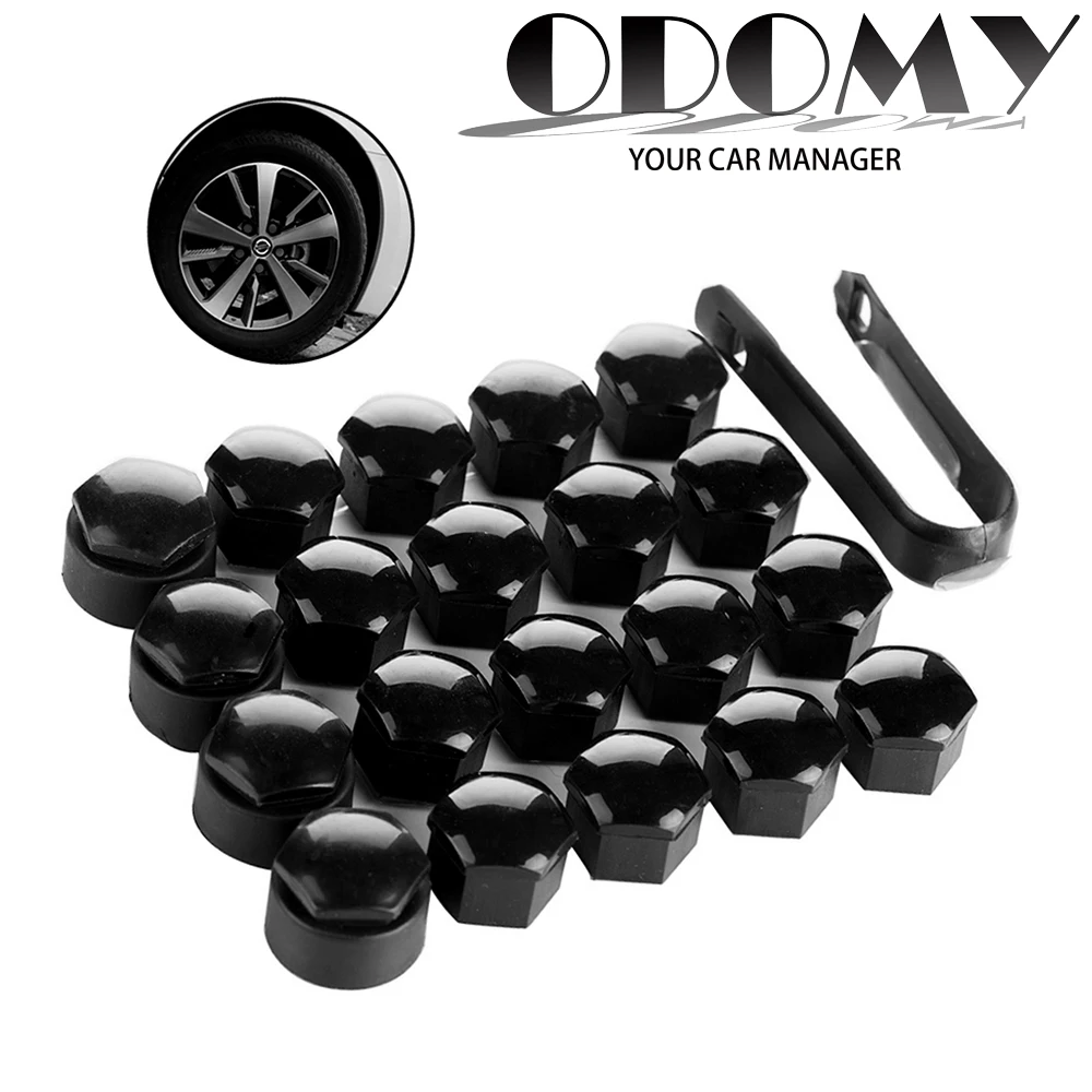 

20pcs 17mm Protective Bolt Caps Exterior Decoration Protecting Bolt Rims studs lug nuts Wheel Nut Bolt Head Cover Cap