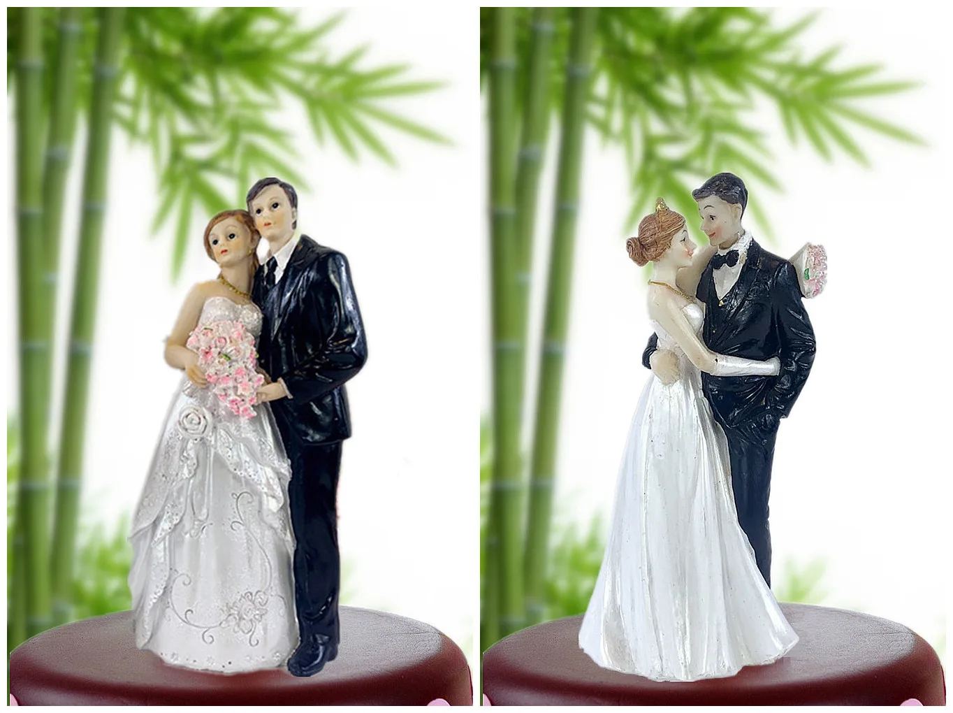 

new wedding cake topper figurines bride and groom cute style topper engagement anniversary bride shows gifts favors