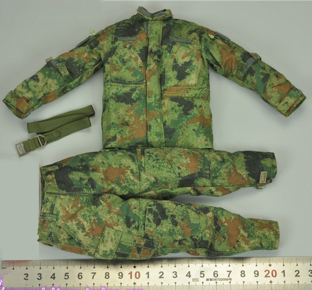 

For Sale 1/6th FS 73034 Army Soldier Doll Camouflage Uniform Tops Shirt Pant Model Suit Usual 12inch Action Figures Doll