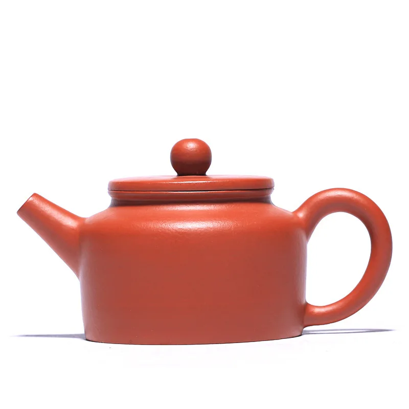 

Xiaodezhong purple sand tea set raw material vermilion clay mini small Dezhong teapot handmade by real strength craftsman