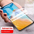 Не стеклянная мягкая Гидрогелевая пленка для Huawei Y7P P40 Lite Nova 7 7i se 5g Honor Play 9C 9a 4T 30S 30 Защитная пленка для экрана