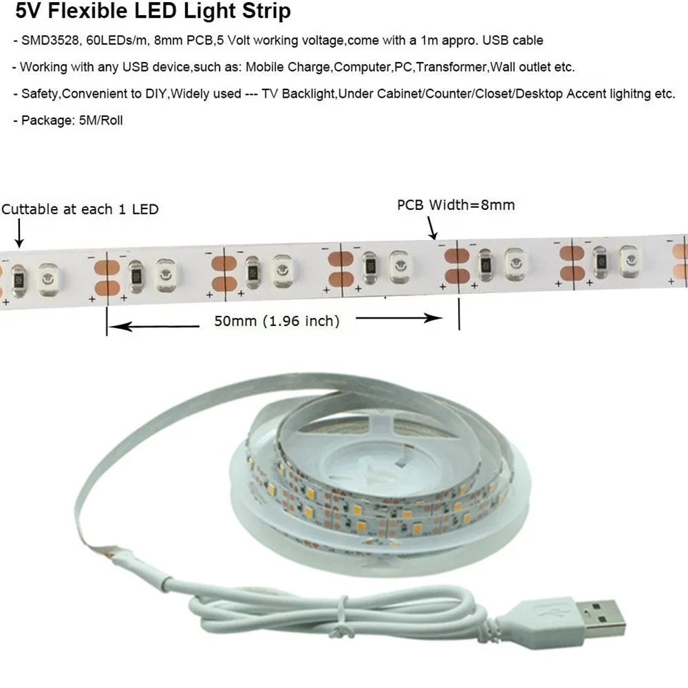 

LED Strip Light Decoration Party House Luz Fita Lamp Bedroom Background RGB 60leds Meter Bluetooth Luces Ribbon Flexible Diode