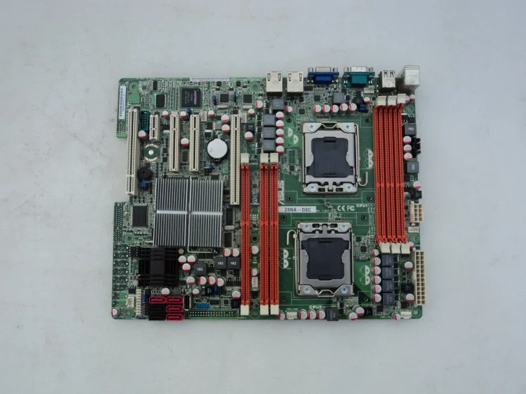 ASUS оригинальная Серверная материнская плата LGA 1366 DDR324GB б/у для настольного