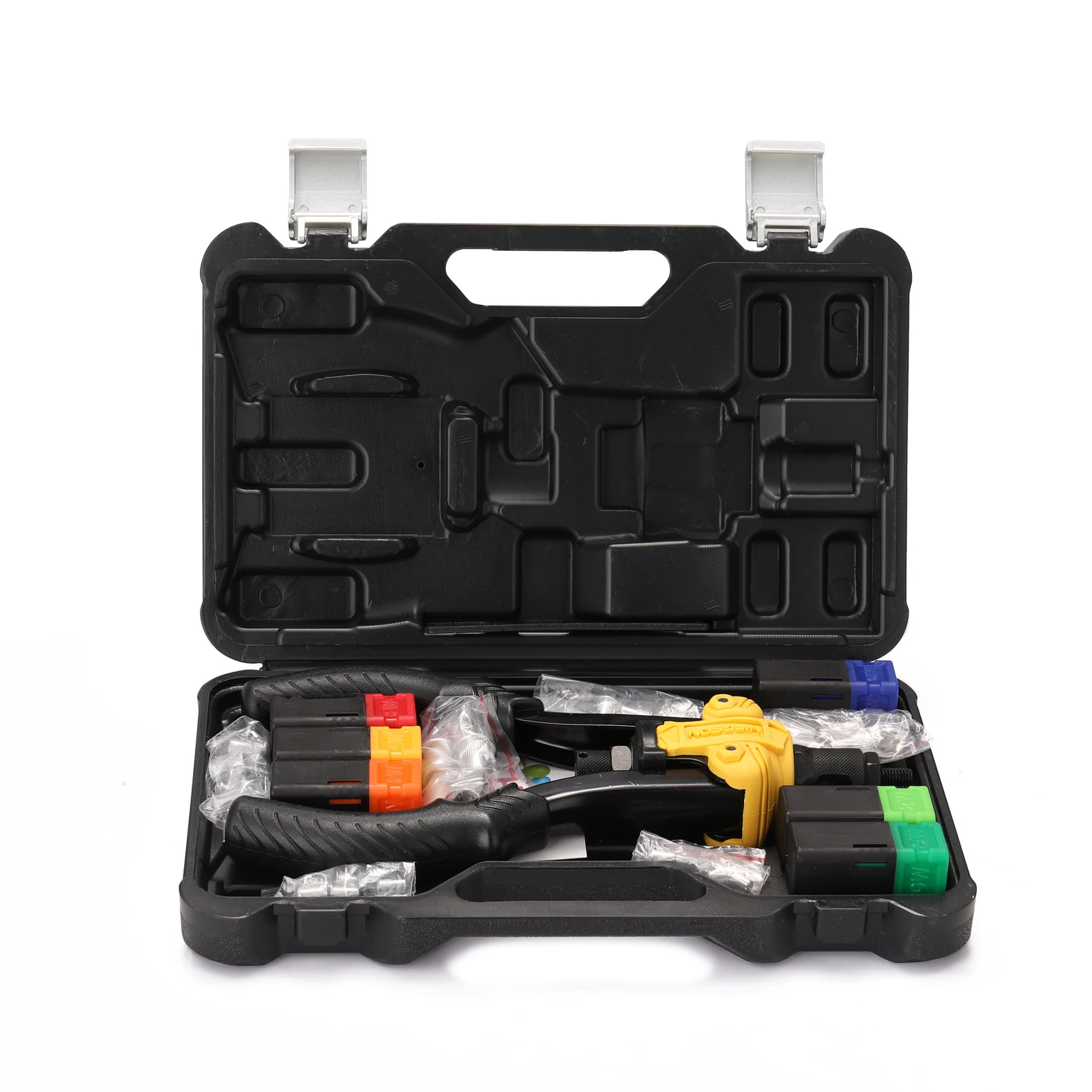 

Labor-saving Hand Riveter BT-617 Manual Rivet Machine Riveting Tools with Nut Dies M3 M4 M5 M6 M8 M10 Hand Tool Sets
