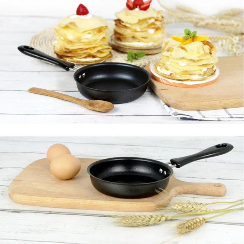 12 см Бытовая омлет мини сковорода для яиц с антипригарным покрытием Кухня Плита