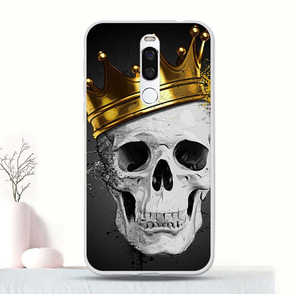 Силиконовый чехол с принтом для Meizu X8, задняя защитная крышка из ТПУ для Meizu X8, чехол-бампер для Meizu X 8, чехол-накладка