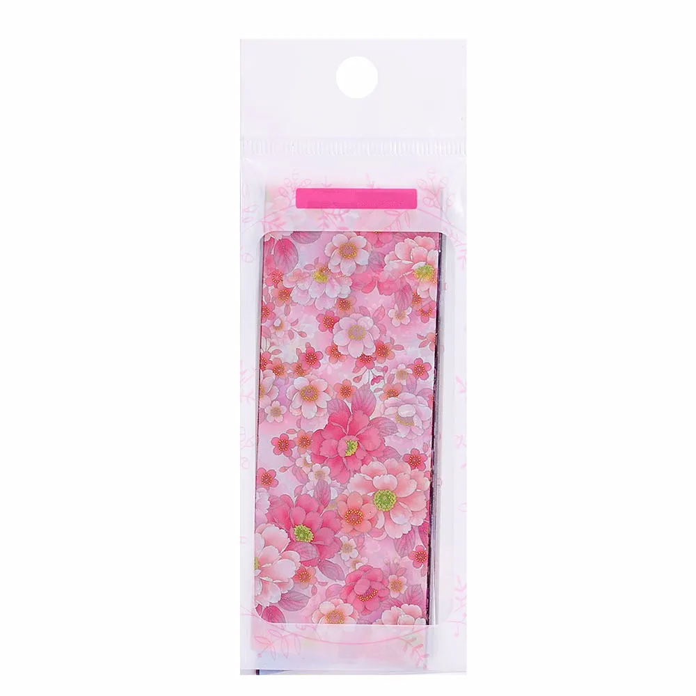 

10Pcs Nail Decorationl Classic Flower Transfer Manicure Decor Colorful Foils Nail Art Design Sticker Holographic Decals Set DIY