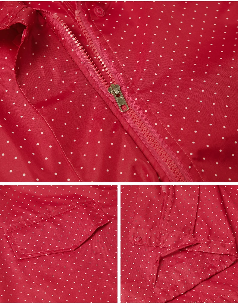 Модный дождевик женский водонепроницаемый ветрозащитный длинный с капюшоном