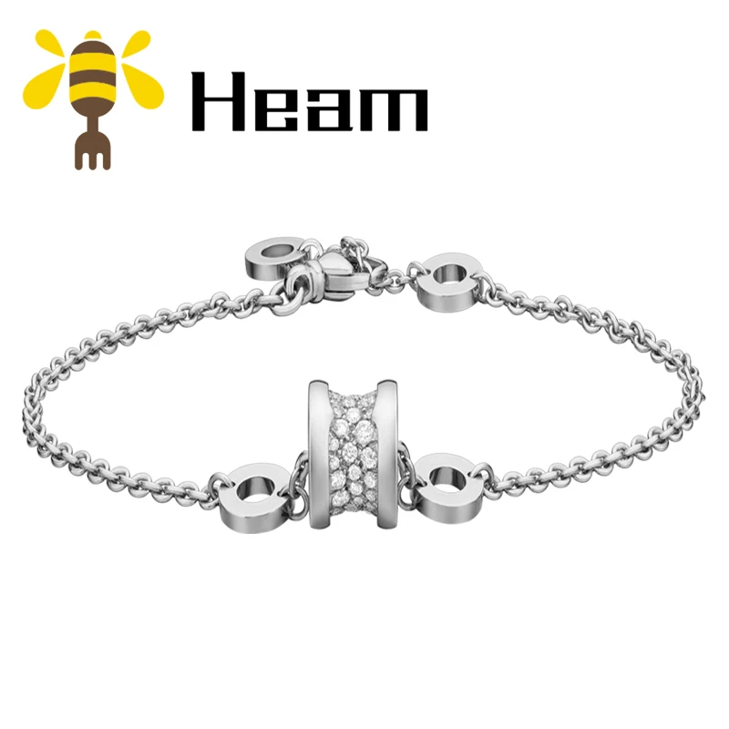 Браслет Heam, высокое качество, серебро 925 пробы, болгарийский браслет для женщин, фирменный дизайн, розовое золото, модное ювелирное изделие, подарок для пары