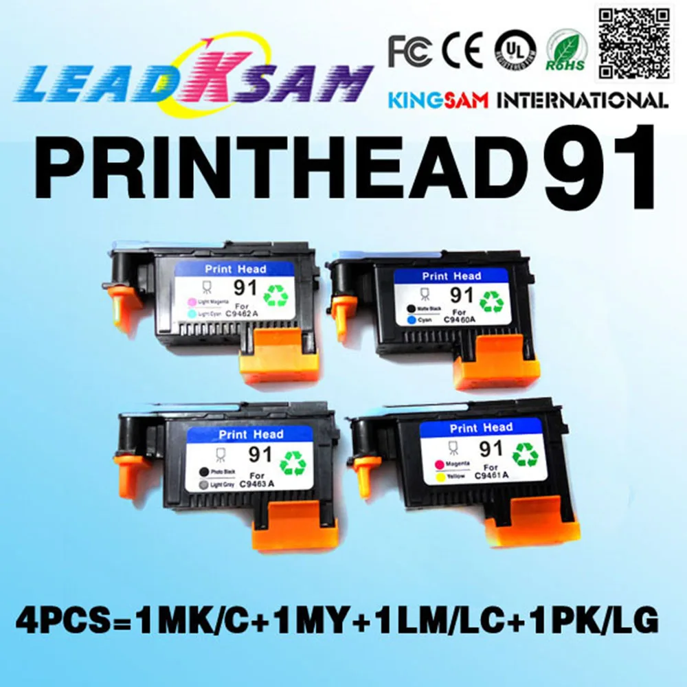 Быстрая Совместимость для hp91 печатающая головка Замена 91 Designjet Z6100 Z6100P C9460A C9461A C9462A