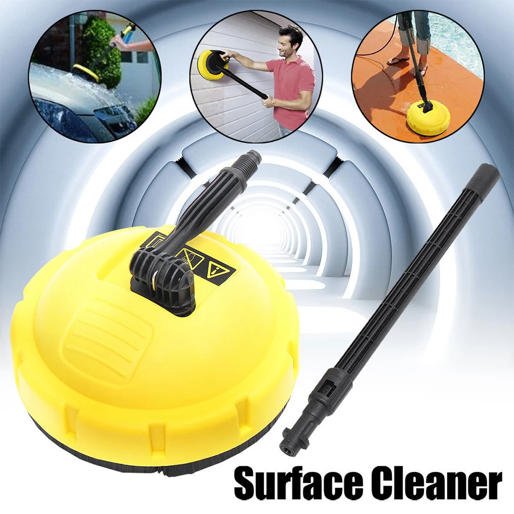 

New Patio Pressure Washer Surface Clean Round Garage Door Tool Wall Driveway Rotary Brush Flexible for Lavor VAX K