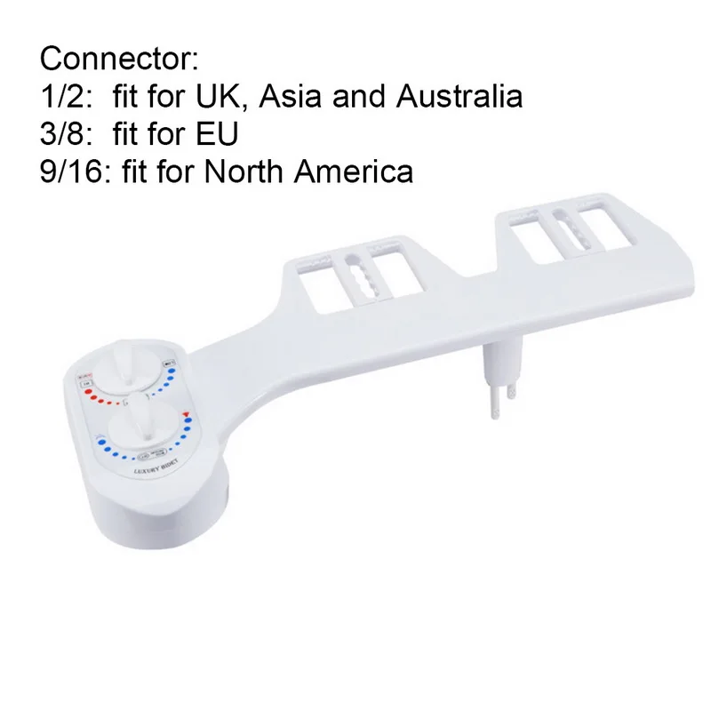 Неэлектрическое биде сиденье для унитаза теплое/холодная вода Контролируемая