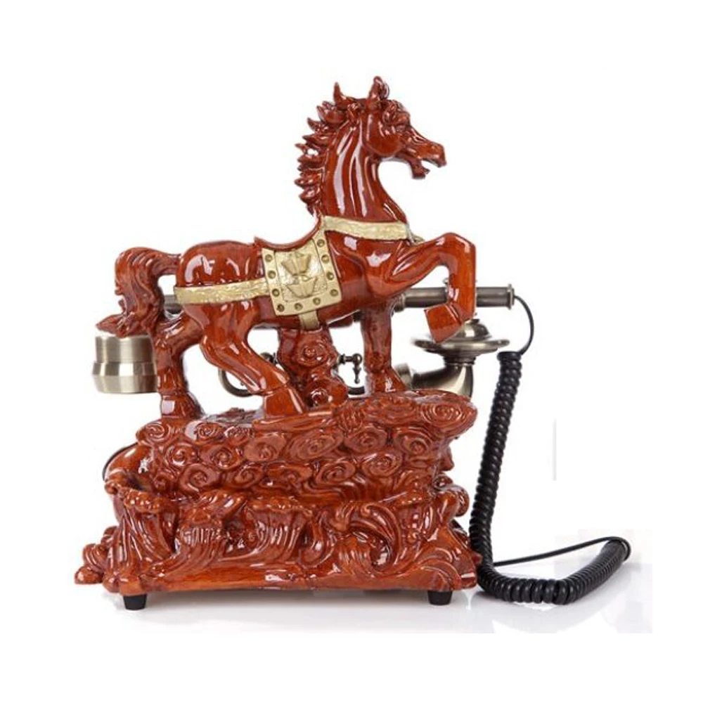 Античный телефон фиксированный цифровой винтажный классический Европейский