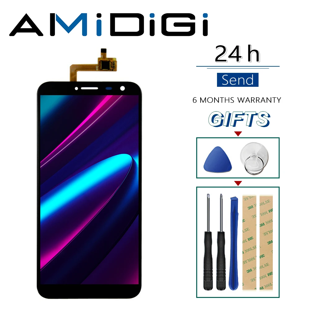 Для оригинального Oukitel C8 ЖК экран + кодирующий преобразователь сенсорного экрана