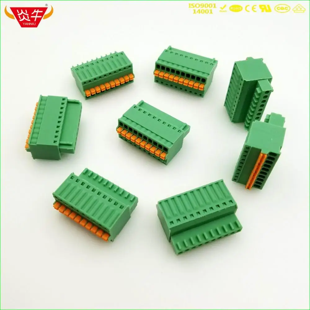 KF2EDGKD 2,5 2P~ 12P PCB вставные клеммные блоки 15EDGKD 2,5 мм 2PIN~ 12PIN FK-MC 0,5/2-ST-2, 5 1881325 PHOENIX