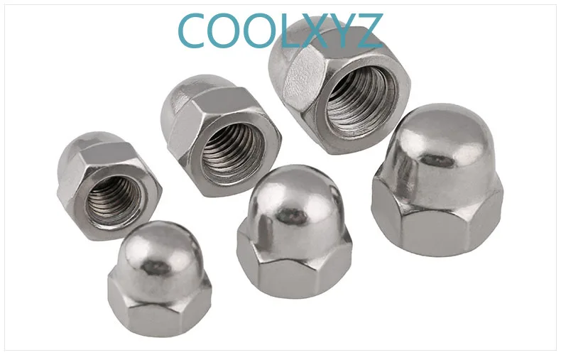 304 гайка из нержавеющей стали с обратной крышкой левой стороны 5 шт. | Обустройство