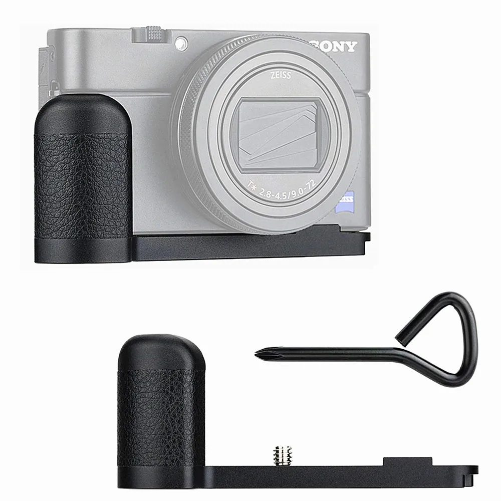 Противоскользящая ручка для камеры из алюминиевого сплава с 1/4 &quot 20 разъемом