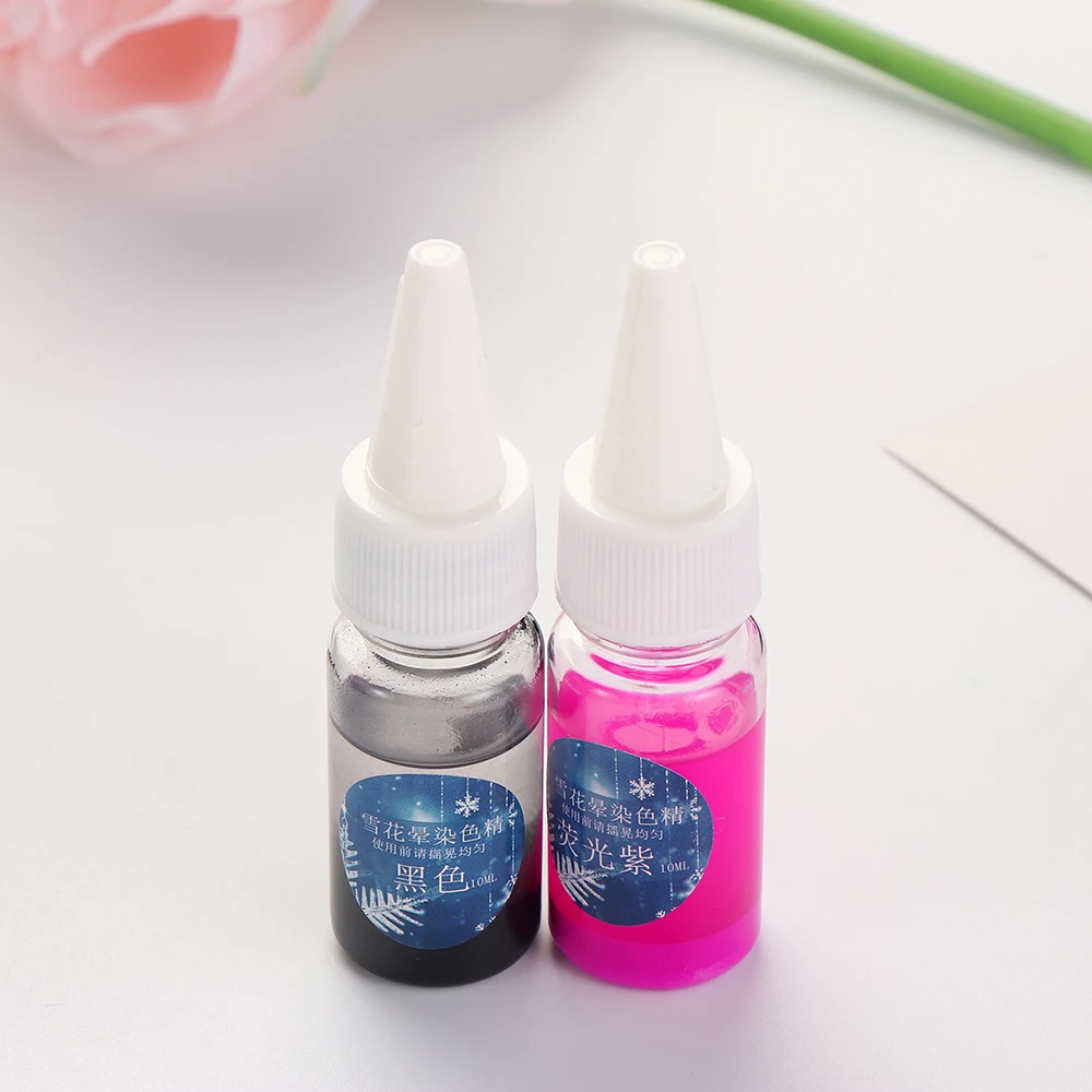 1 шт. 10 мл высокая концентрация Снежинка из смолы пигмент УФ эпоксидный