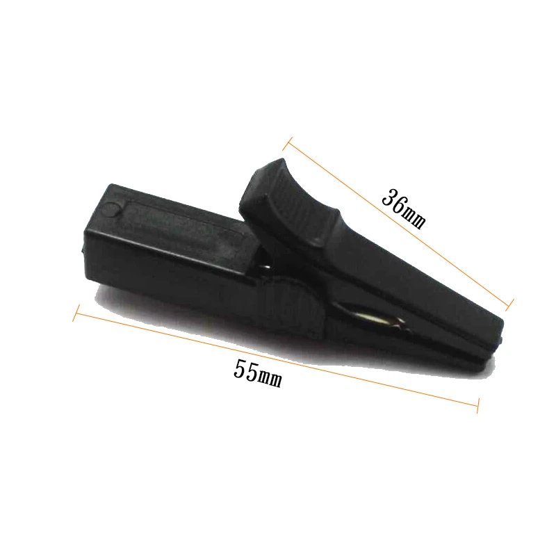 Распродажа 2 шт. тестовый зажим для батареи 55 мм HV крокодил банановой вилки 4