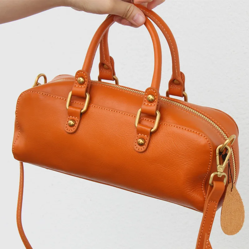 Top-Handle Bags Female Handbags Genuine Leather Women Crossbody Shoulder Bag High Quality Luxury Designer Tote Rectangle Bag