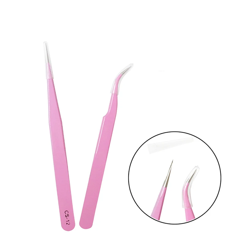 

Makeup Professional Eyelash Tweezers 3D Volume Eyelash Extension Tweezer Fan Lash Eyebrow Anti-static Tweezers Excellent Closure