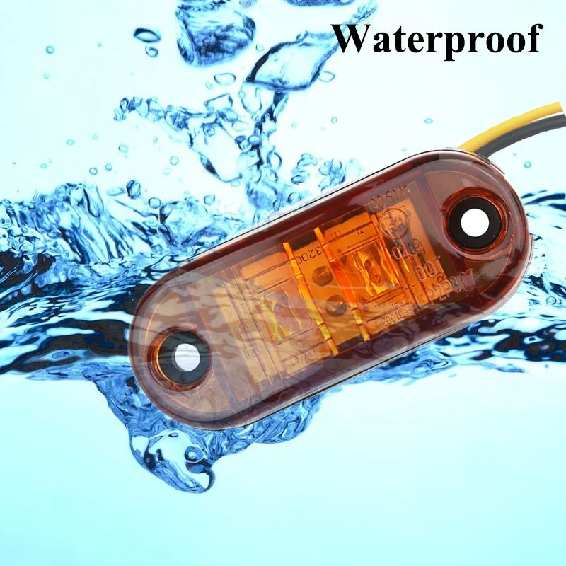 10 шт. задние Предупреждение онари для парковочных огней 12 В 24 В|Система освещения