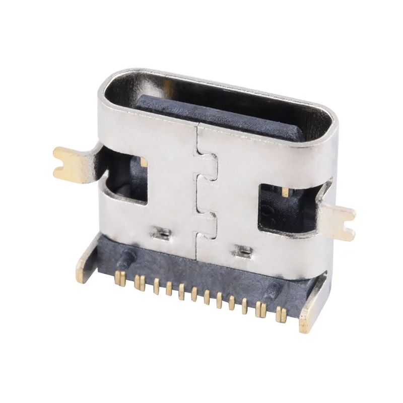 10 шт./лот USB 3 1 Type C для размещения SMD DIP разъемом Тип 16Pin SMT разъем печатных плат