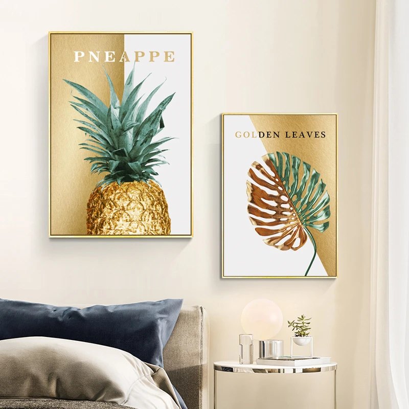 Картина маслом в современном стиле постеры на холсте с изображением золотого