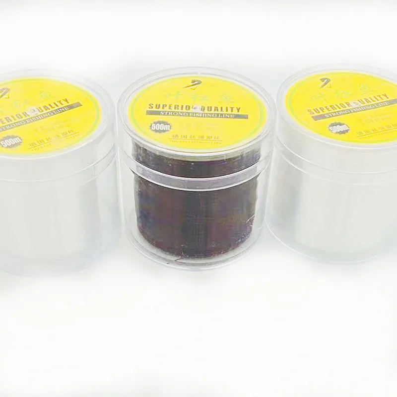 

500M Nylon Fishing Line Super Water Inlet Fluorocarbon Coating Fishing Line 3.15LB-24LB Fishing Material