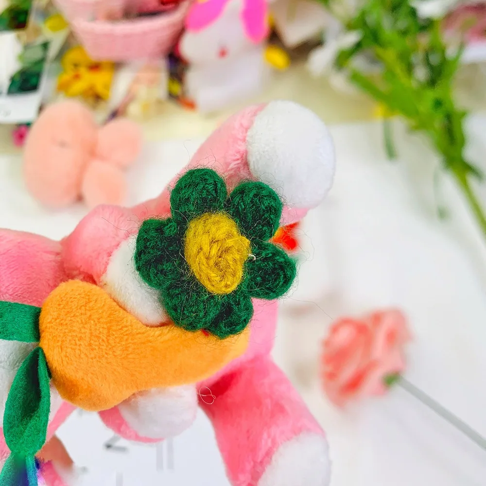 

cute little petal brooch hand-woven colorful flower bag clothing decorative pendant accessories brooches for women