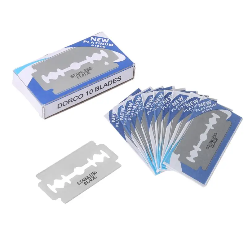 

Новый 10X бритвенный нож для стрижки волос, тонкий нож для бритья, двусторонние лезвия